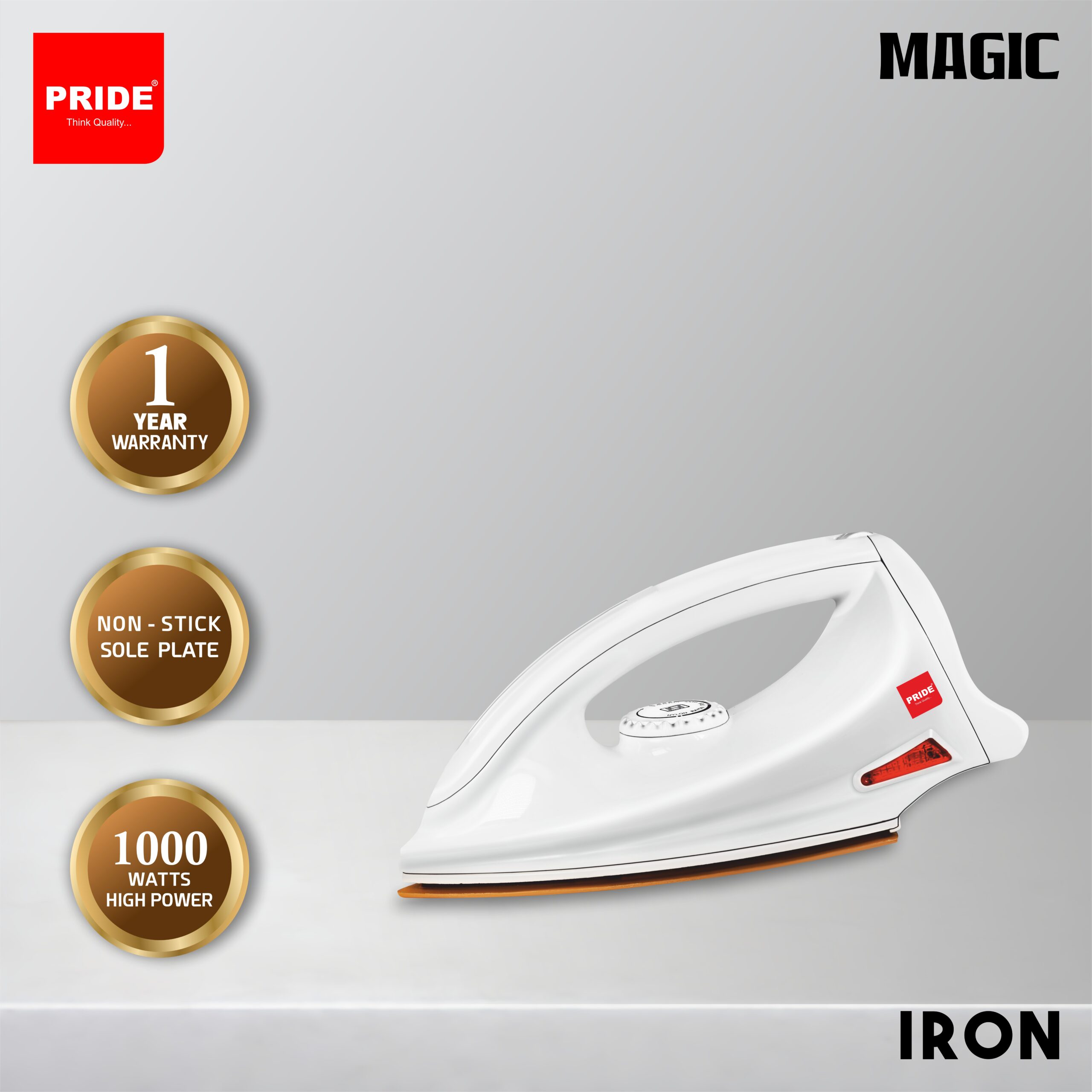 PRIDE MAGIC ELECTRIC IRON 1000 W