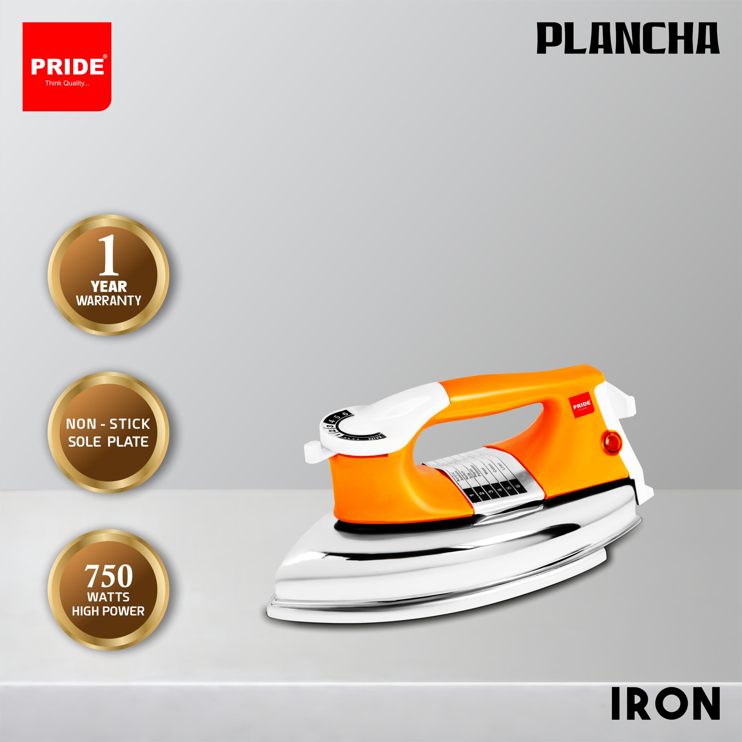 PRIDE PLANCHA ELECTRIC IRON 750 W