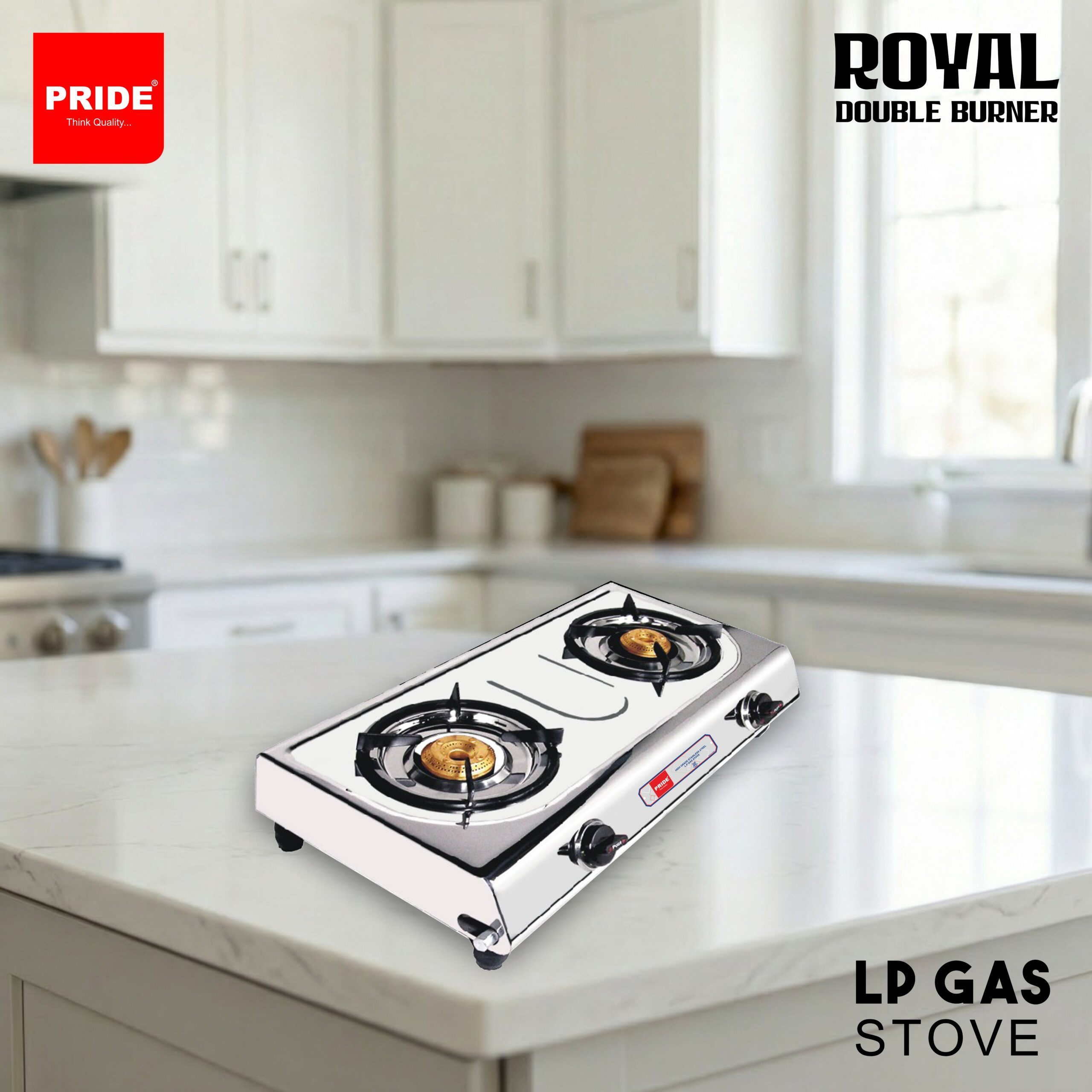 PRIDE ROYAL DOUBLE GAS BURNER