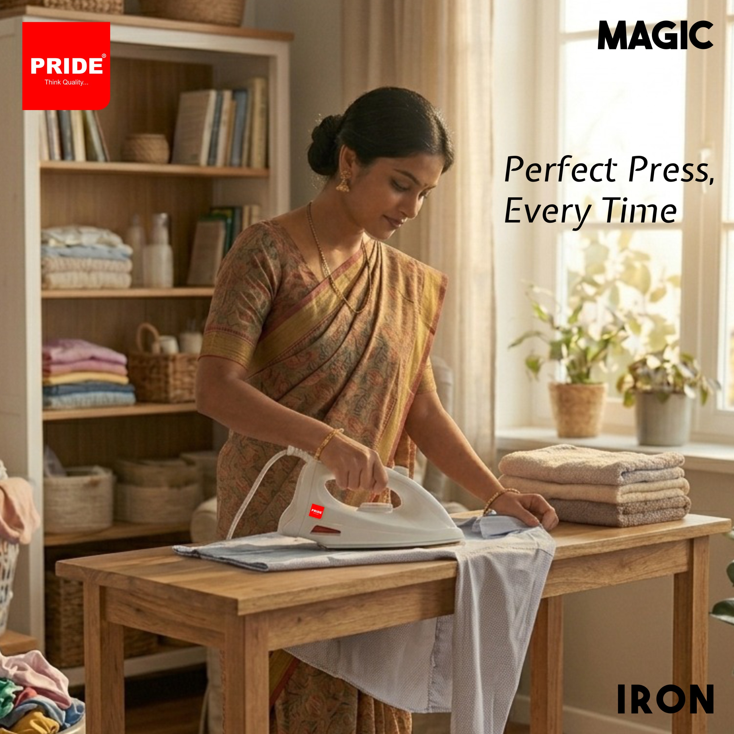 PRIDE MAGIC ELECTRIC IRON 1000 W