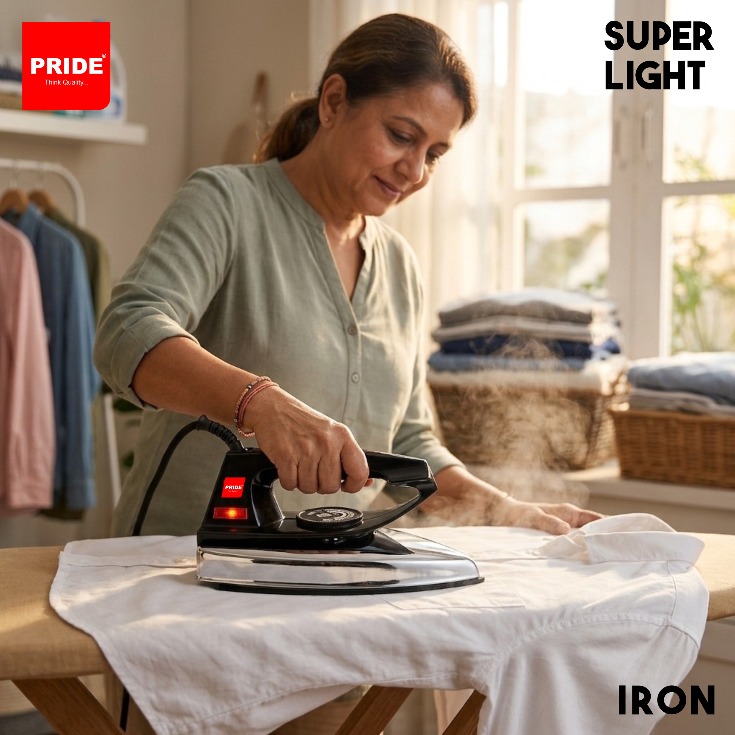 PRIDE SUPER LIGHT ELECTRIC IRON 750 W